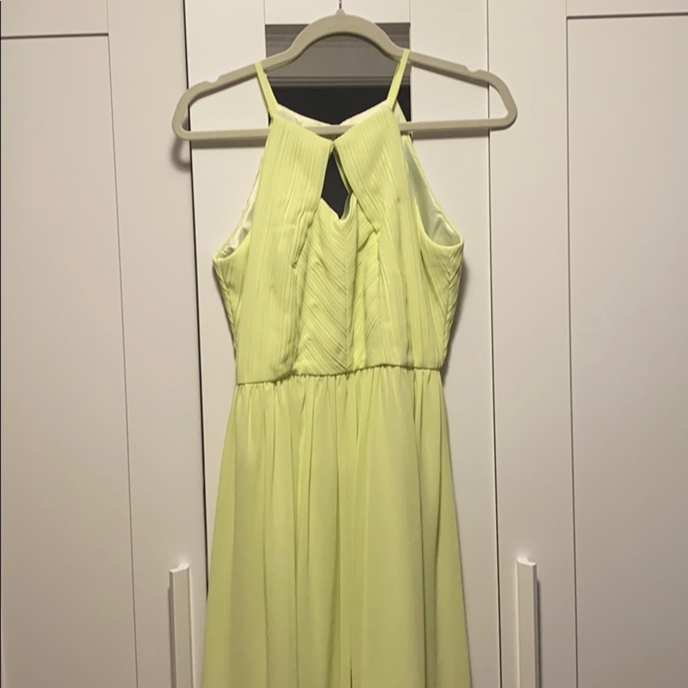 lulus light lime green dress